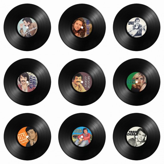 Plak Görünümlü Bardak Altlığı (Sanatçı Tasarımı)