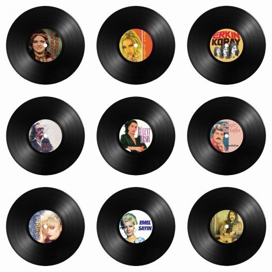 Plak Görünümlü Bardak Altlığı (Sanatçı Tasarımı)