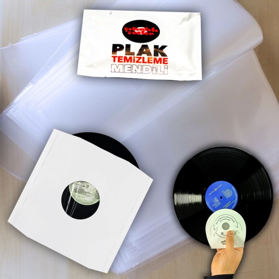 LP (12") Başlangıç Koruma Naylonu ve Zarf seti