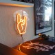 Mingo Neon Lamp (Devil Horns)