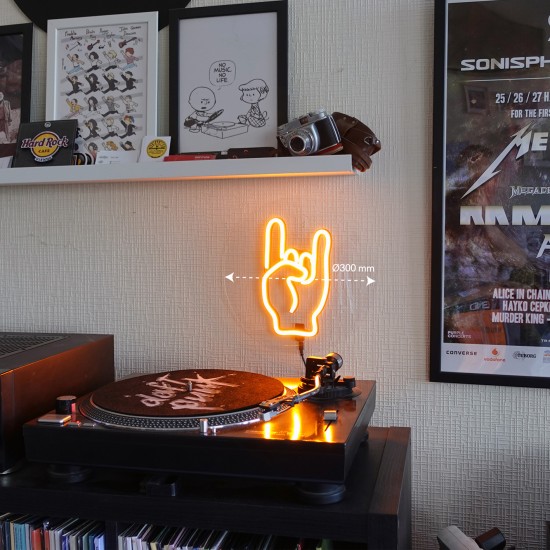 Mingo Neon Lamp (Devil Horns)