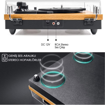 Record Master TT202J Retro Pikap