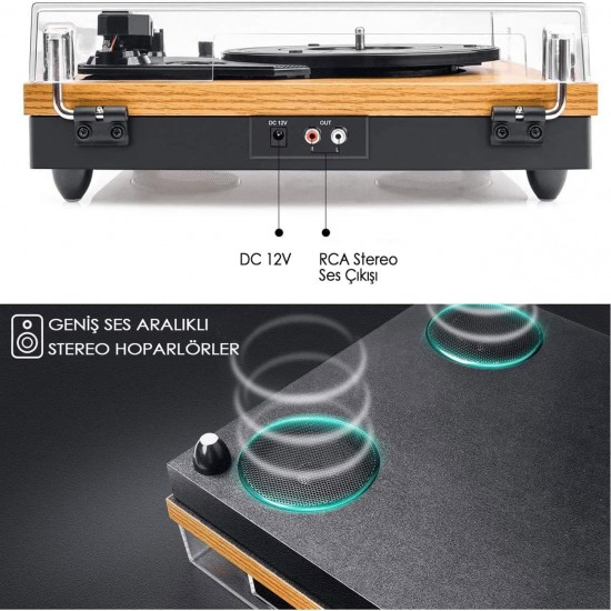 Record Master TT202J Retro Pikap