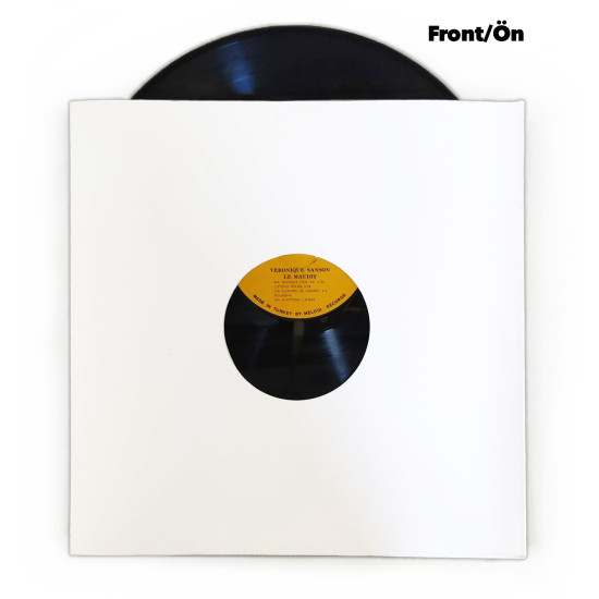 LP (12") Karton Kapak (Beyaz)