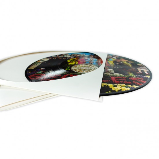 Resimli Plaklar için Zarf Kapak (12") (Beyaz)