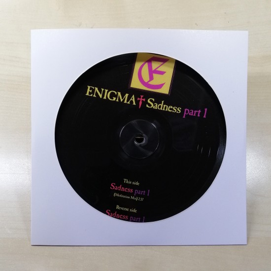 Resimli Plaklar için Zarf Kapak (7") (Beyaz)